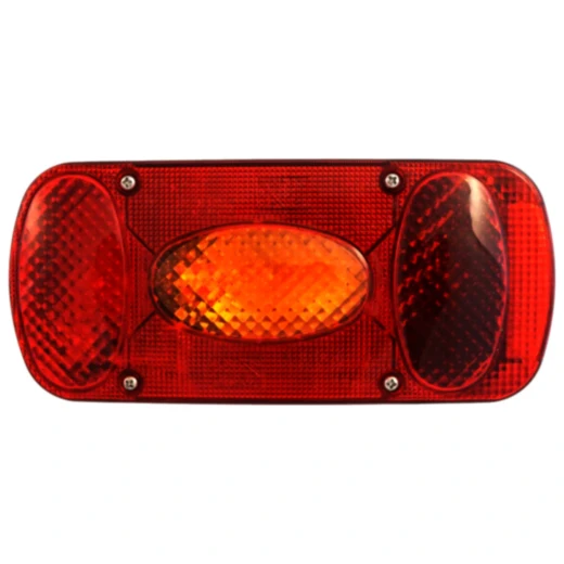 Heckleuchte Anhänger Glas links/rechts mit Kennzeichenleuchte für Midipoint II Aspöck