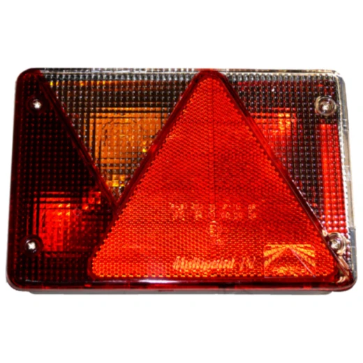 Heckleuchte Anhänger Glas links mit Nebelschlusslicht Multipoint IV Aspöck