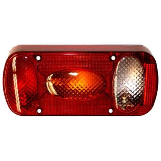 Heckleuchte rechts mit Kennzeichenleuchte + Rückfahrlicht Midipoint II Aspöck