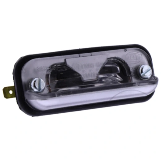 Hella Kennzeichenleuchte chrom für Motorräder