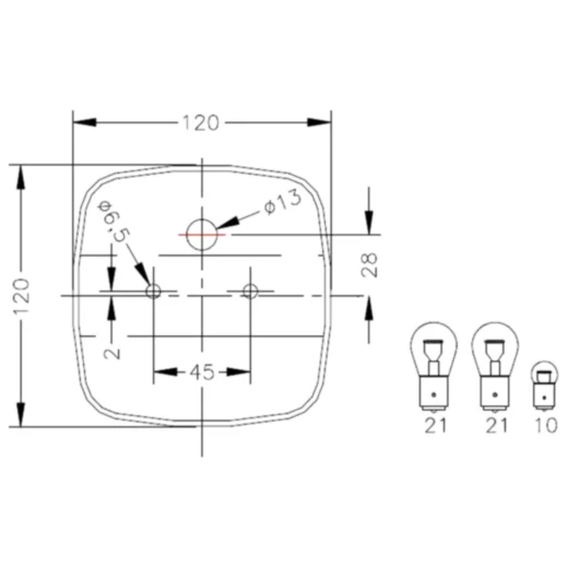 Dreikammer Rücklichtcluster für GEKA_0