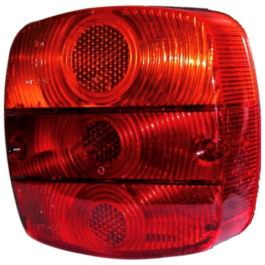 Heckleuchte Anhänger Glas E123 Geka links/rechts