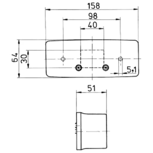 Leuchte 3-Kammer mit Kennzeichenleuchte Jokon rechts_0