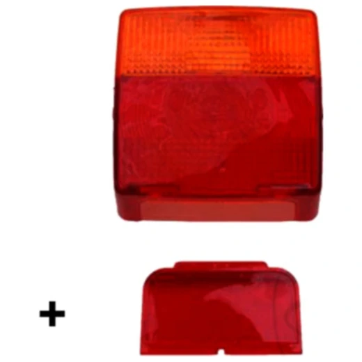 Heckleuchte Ersatzglas beidseitig für Hella