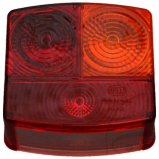 Heckleuchte Glas rechts für Hella