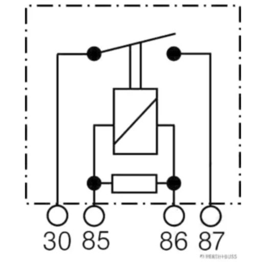 Multifunktionsrelais 4-polig 12 V für Motorräder_1