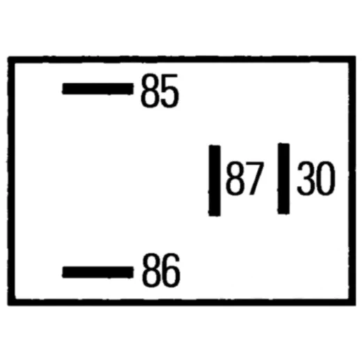 Arbeitsstromrelais 12V 4-polig für Motorräder_0