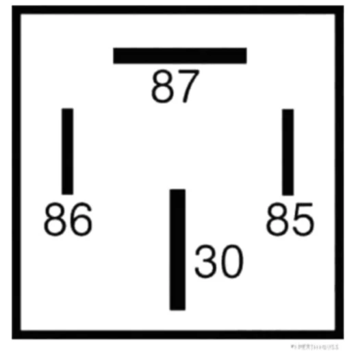 Schließerrelais 4-polig 70A 12V für Motorräder