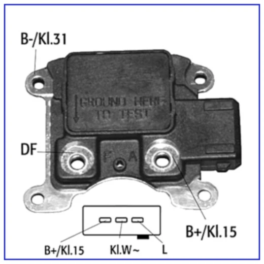 Lichtmaschinenregler für Motorräder