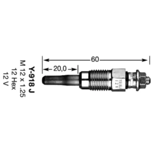NGK Glühkerze Y-918J D-Power 2