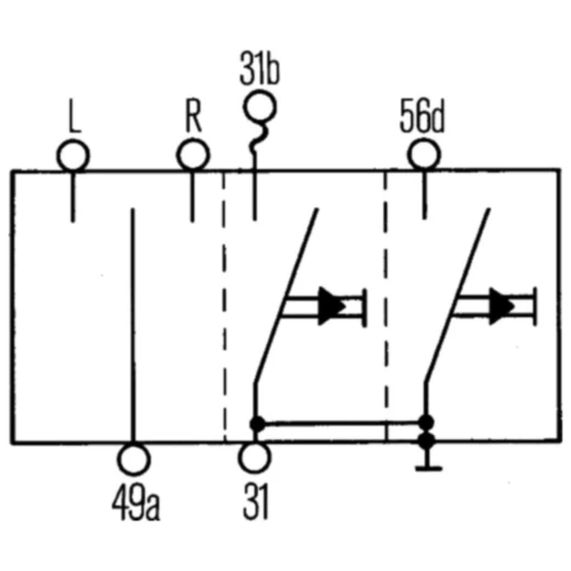 Blinkerschalter / Mehrfunktionsschalter für Motorräder_1
