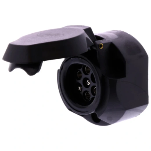 Steckdose 7-polig 12V JMP Kunststoff mit NSL-Abschaltkontakt