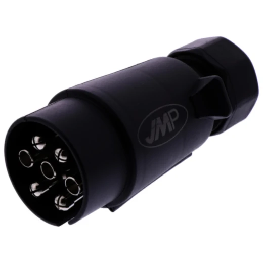Stecker 7-polig 12V JMP Kunststoff mit Schnappverschluss