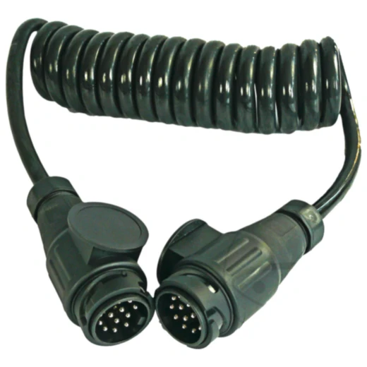 Verbindungskabel 13-polig 12V für Anhänger mit 2 Steckern, 3 Meter