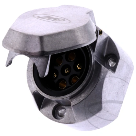 Steckdose 7-polig 12V Aluminium für Anhänger