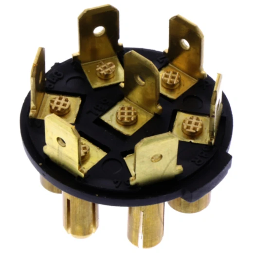 7-poliger Kunststoff Stecker 12V Flachsteckanschluss_0