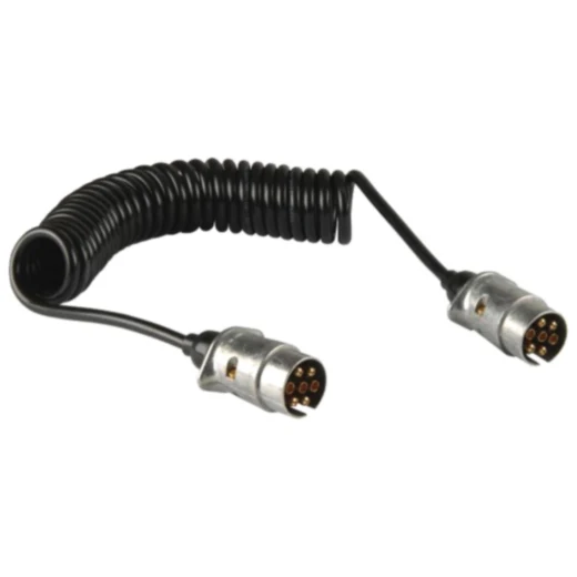 Verbindungskabel 7-polig 12V mit 2 Stecker, Länge 4 Meter