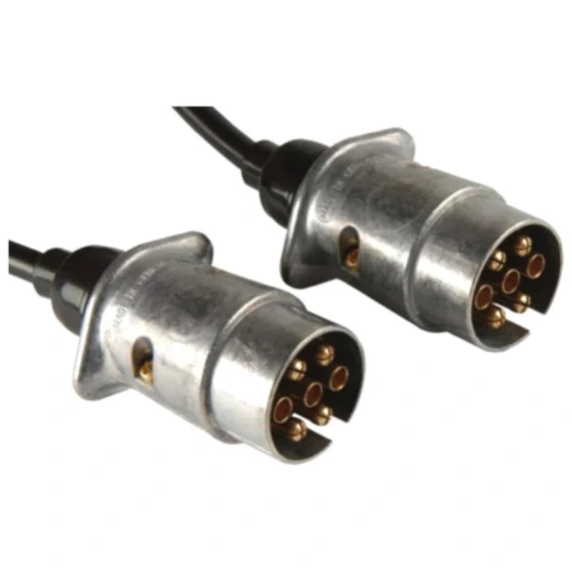 Verbindungskabel 7-polig 12V mit 2 Stecker, Länge 4 Meter_0