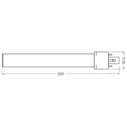 LED-DULUX EM/AC 6W G23 Kompaktleuchte_0