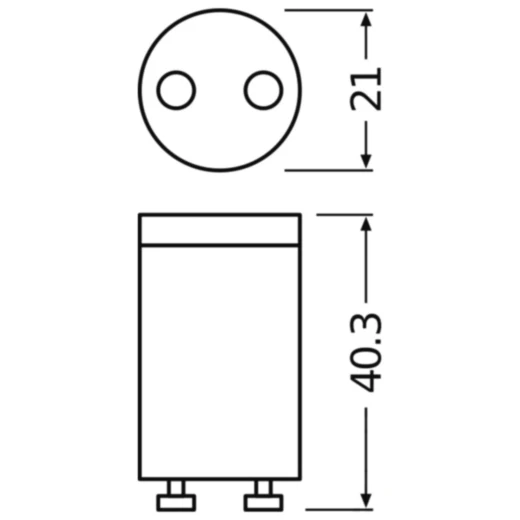 Starter für LED-Röhre T8 EM_0