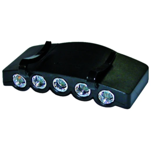 Kopfleuchte LED mit Clip für Baseballcap
