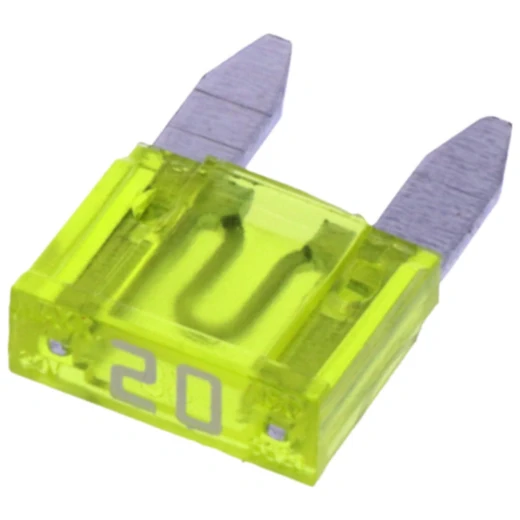 MINI Flachstecksicherung 20A gelb 50 Stück