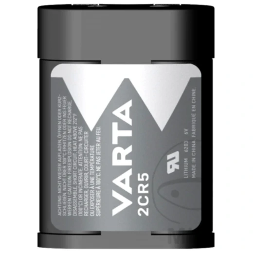 VARTA 2CR5 Professional Lithium-Ionen Batterie für digitale Kam