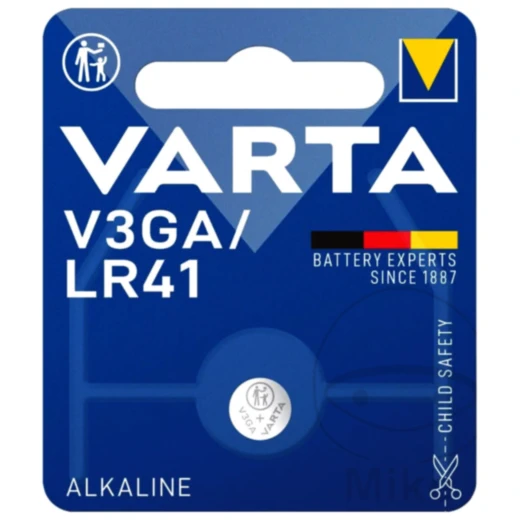 Varta V3GA LR41 Alkaline Batterie - 1er Blister