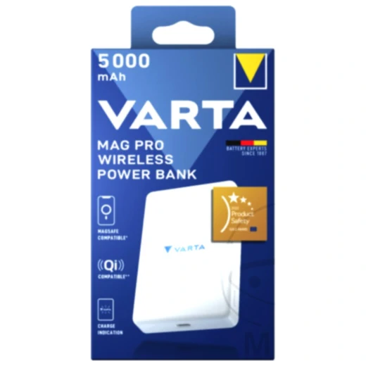 Powerbank Varta Magura Pro Wireless 5000 mAh