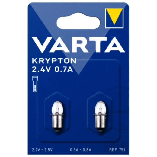 Ersatzbirnchen 2.4V für Varta Taschenlampe