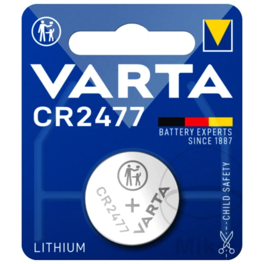 VARTA Knopfzelle CR2477 Lithium-Ionen für elektronische Geräte