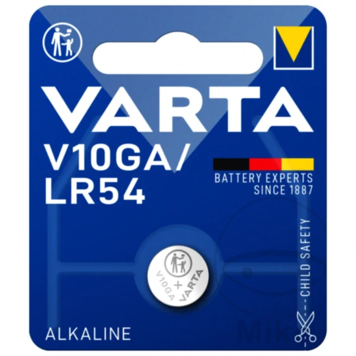 Gerätebatterie Alkaline V10GA Varta 1er Blister