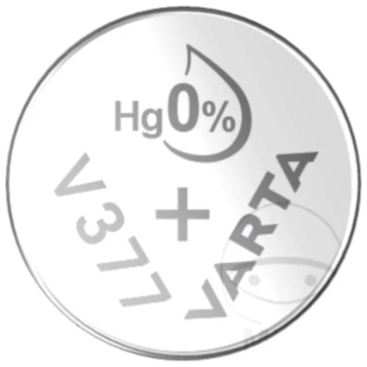 Varta V377 Knopfzelle für Uhren im Blisterpack_0