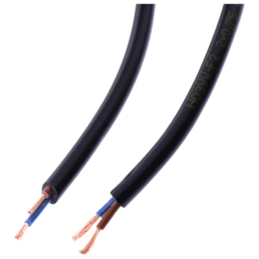 Kabel H03VV für 2x0.75 schwarz JMP 5 Meter_0