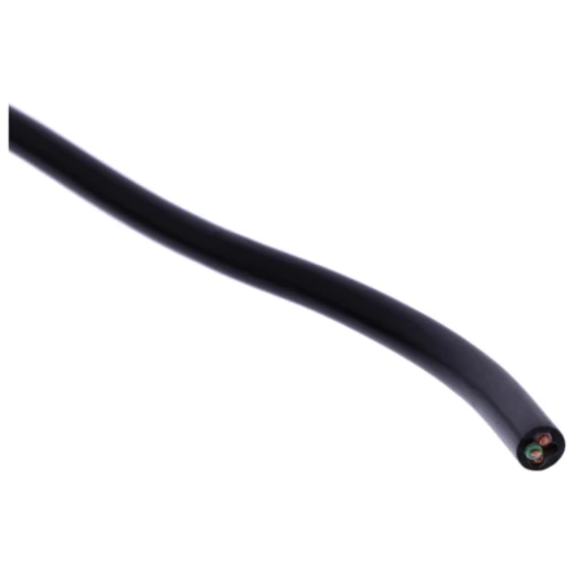 Kabel H03VV-för 4X0.75 schwarz JMP Packung 5 Meter