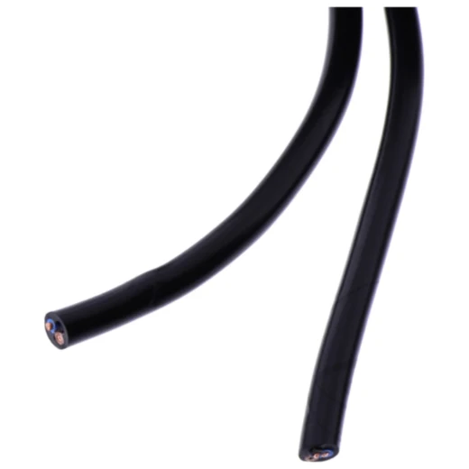 Kabel H03VV-F 3X0.75 schwarz 10 Meter_0