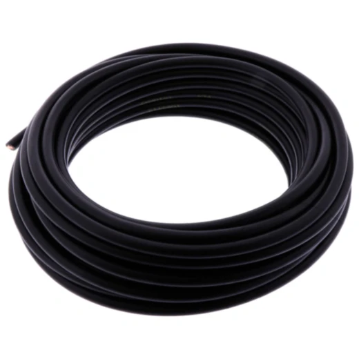 Kabel 10.0 mm² schwarz Ring JMP 10 Meter