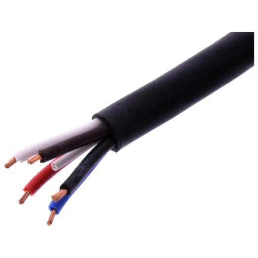 Kabel H05RR für 5X1.5 schwarz JMP 5 Meter