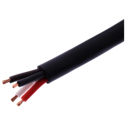 Kabel H05RR für 4X1.5 schwarz JMP Packung 10 Meter