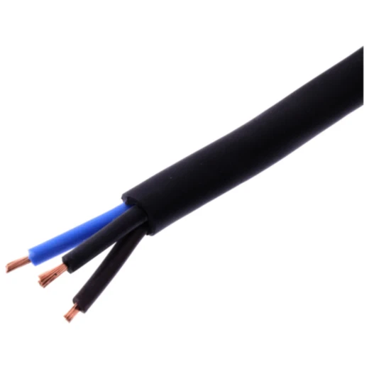 Kabel H05RR für 3x1.5 schwarz JMP 10 Meter