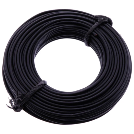 Kabel FLY 1.5mm schwarz 25M