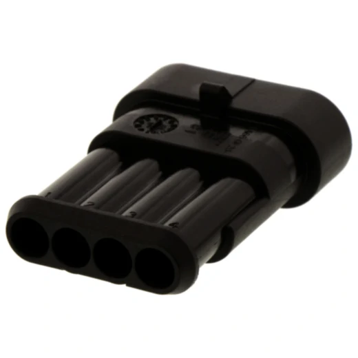 Flachsteckgehäuse 4-Pol JMP Superseal für Motorräder