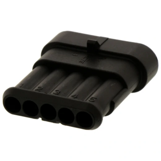 Flachsteckgehäuse 5-Pol JMP Superseal für Motorräder