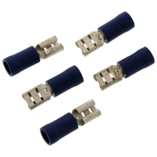 Flachsteckhülse blau isoliert 1.5-2.5 mm² 4.8mm