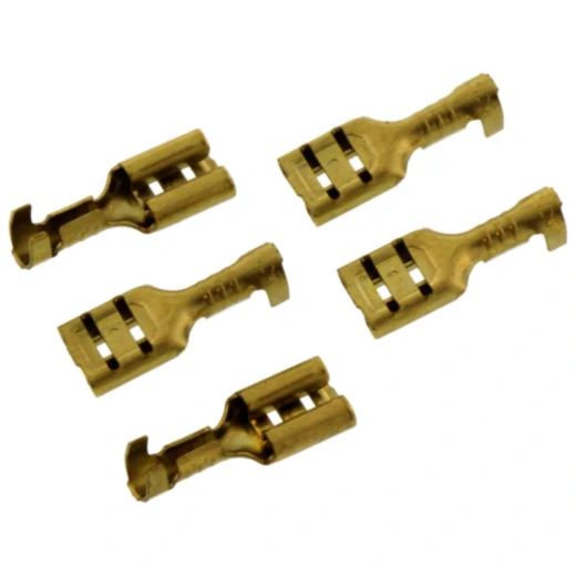 Flachsteckhülse 4.8mm für Leitungsquerschnitt 0.5-1.0 mm² 5 Stück