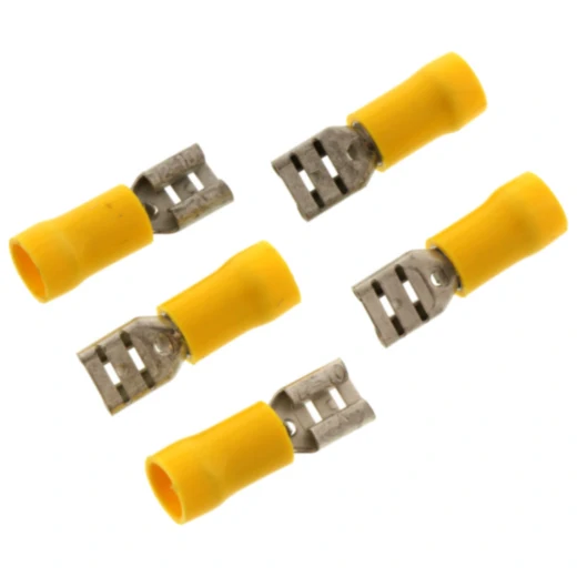 Flachsteckhülse isoliert 4.0-6.0 mm² 6.3mm JMP Packung 5ST