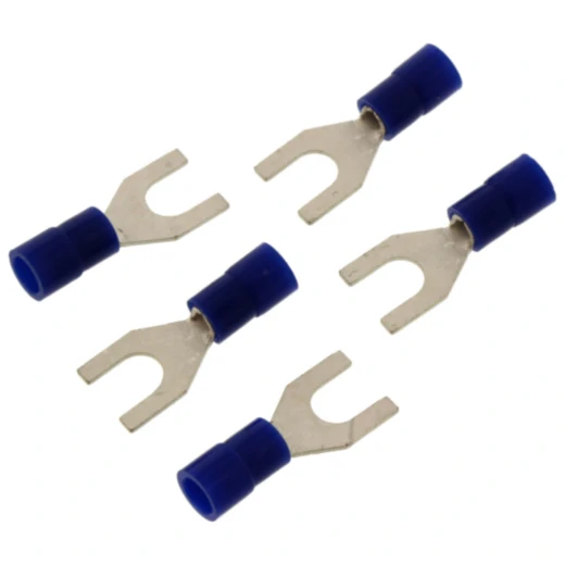 Gabel-Kabelschuh für M5 1.5-2.5 mm² blau