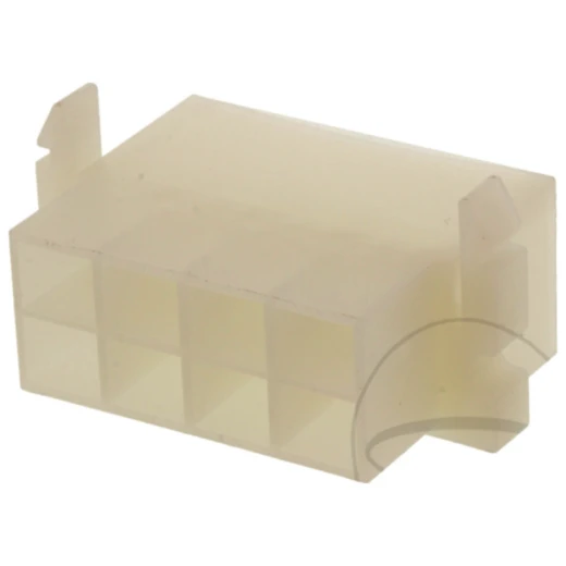 Flachsteckgehäuse 8-polig für Flachstecker
