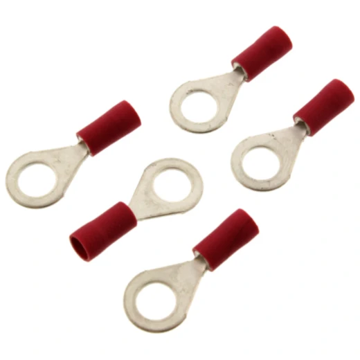 JMP Ringkabelschuh isoliert M6 0.5-1.5 mm² 5 Stück