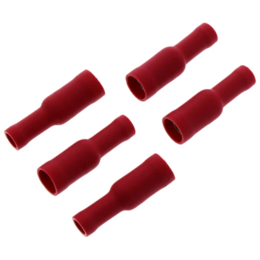 Rundsteckhülse isoliert 0.5-1.5 mm² 4 mm JMP Packung 5 ST